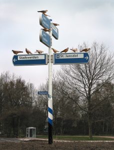 Public Art sculpture-Harderwijk Netherlands-BlokLugthart