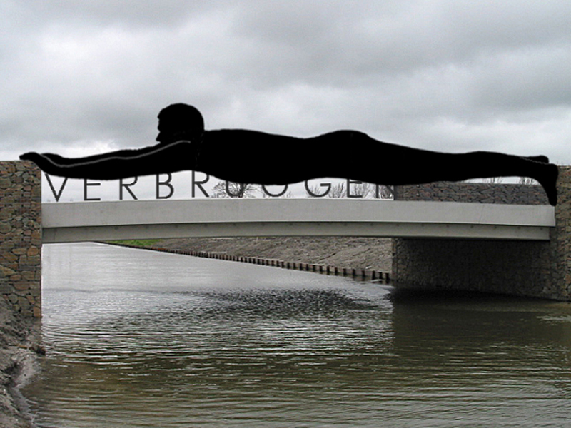 Public Art sculpture bridge-Hoorn Netherlands-BlokLugthart