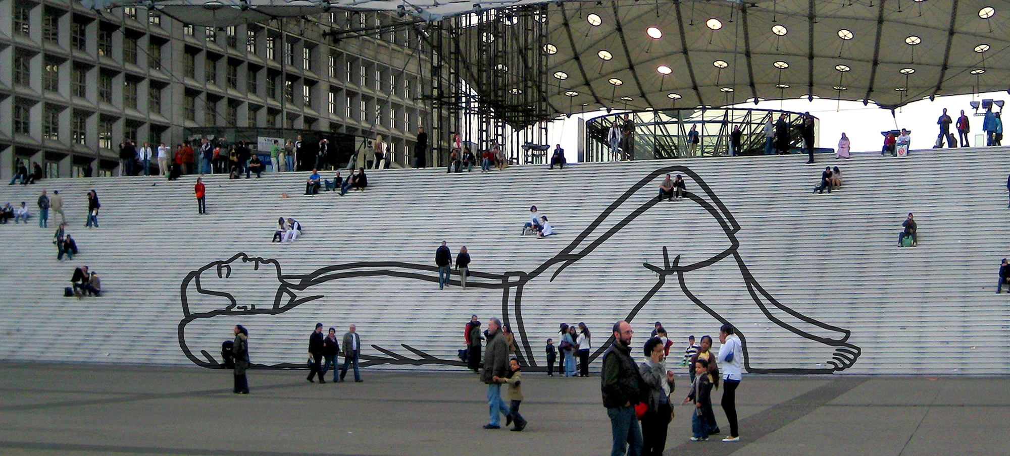 Public art Paris BlokLugthart
